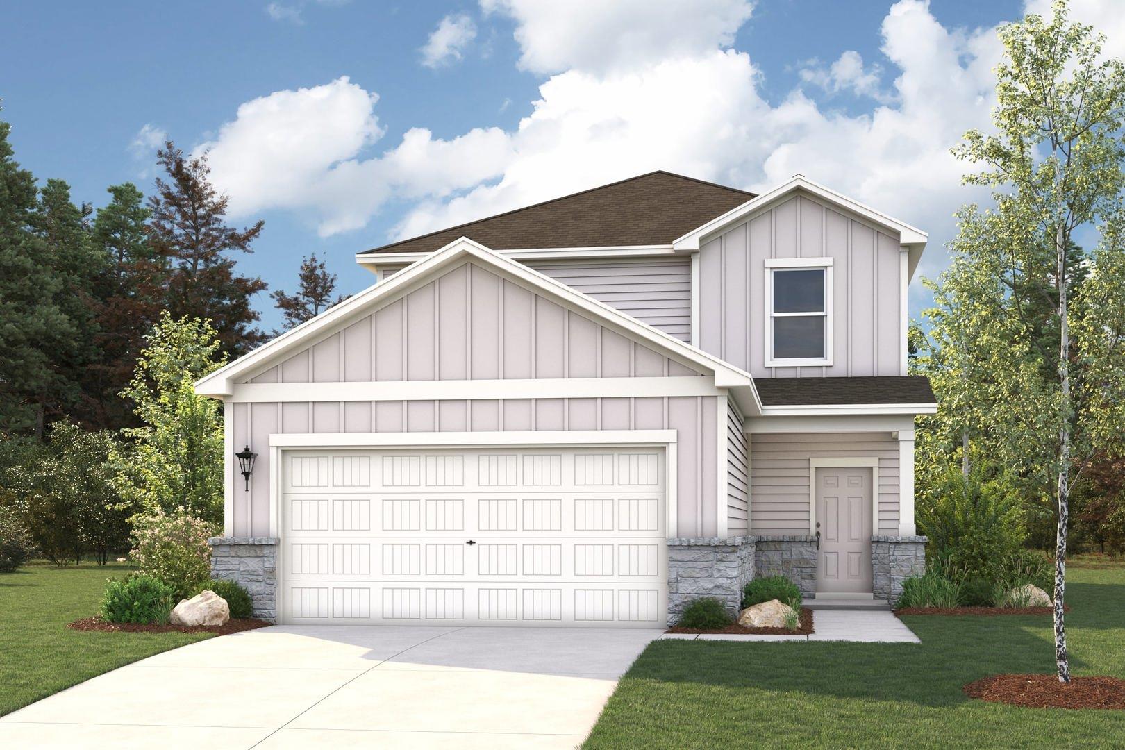 Board and batten siding pairs beautifully with st