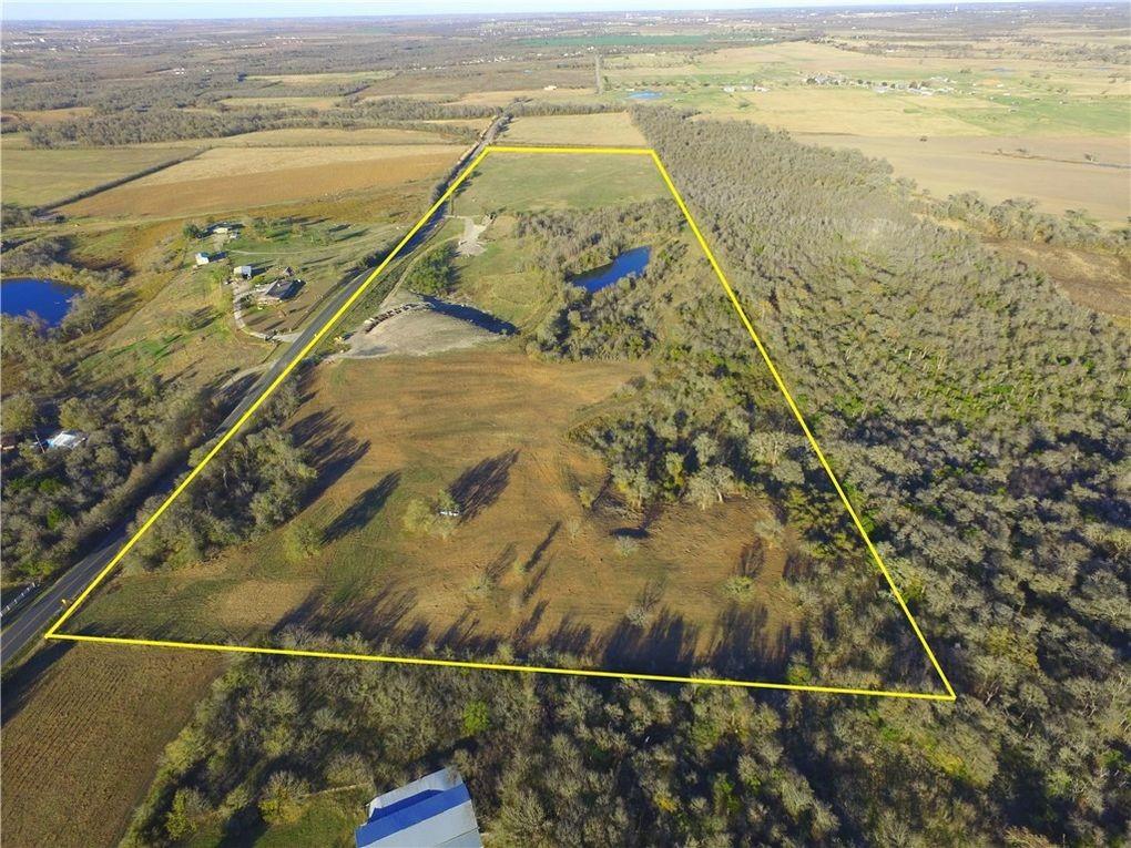 View of rural area with property parcel outlined 