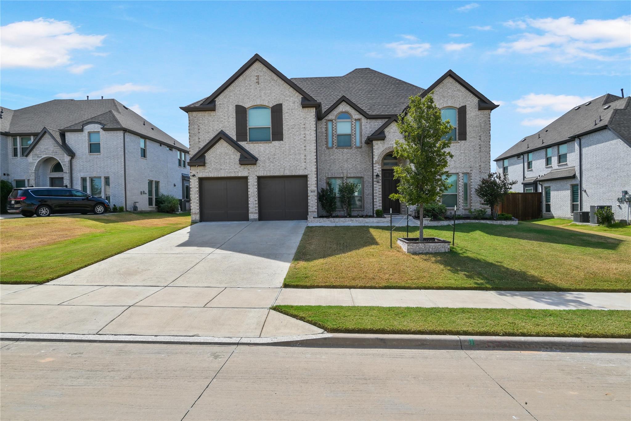 A classic brick exterior stands out with clean-li