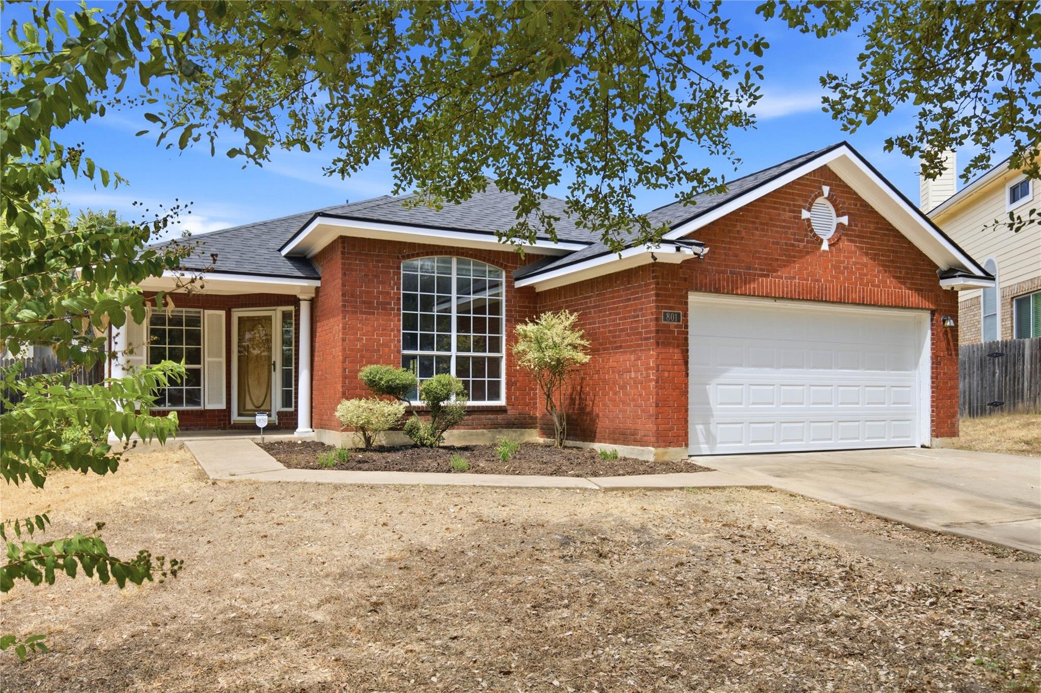 Classic brick exterior showcases architectural de