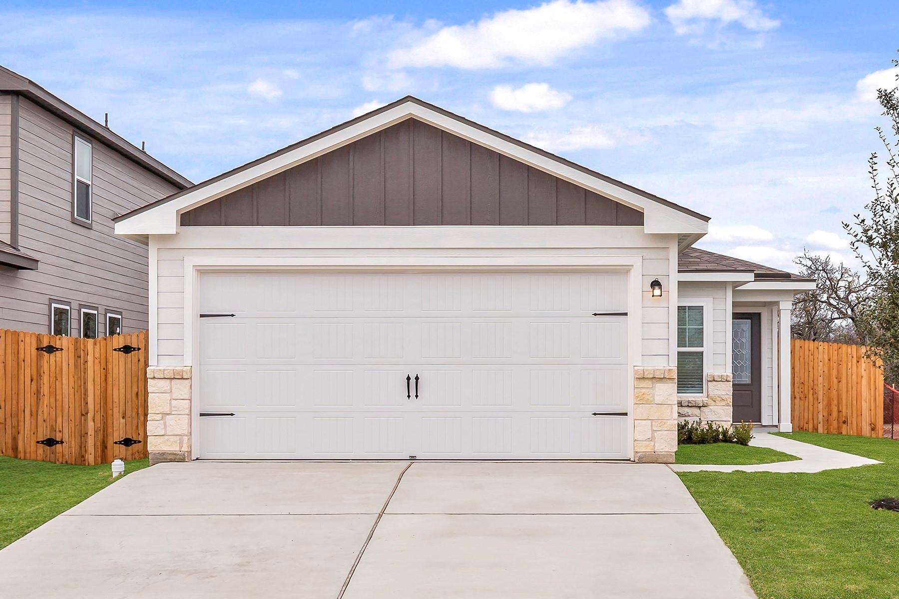 Clean architectural lines define this modern exte