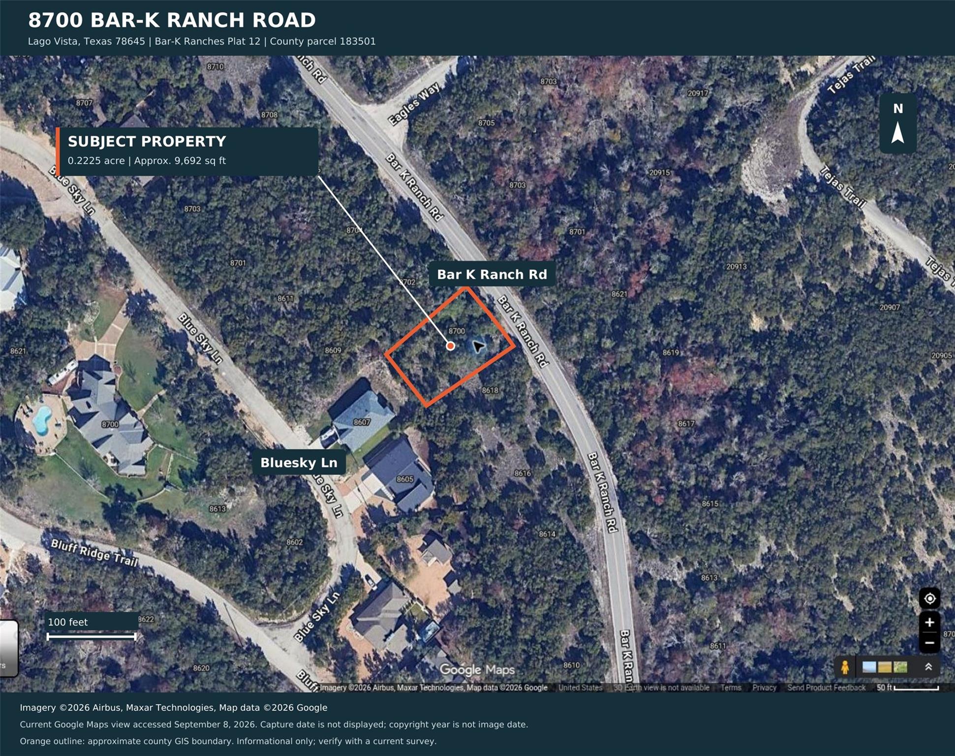 Listing photo 1 of 8700  Bar-K Ranch Rd