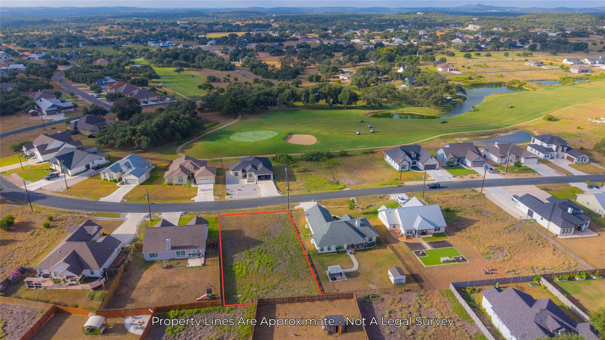 A prime building lot nestled within an establishe