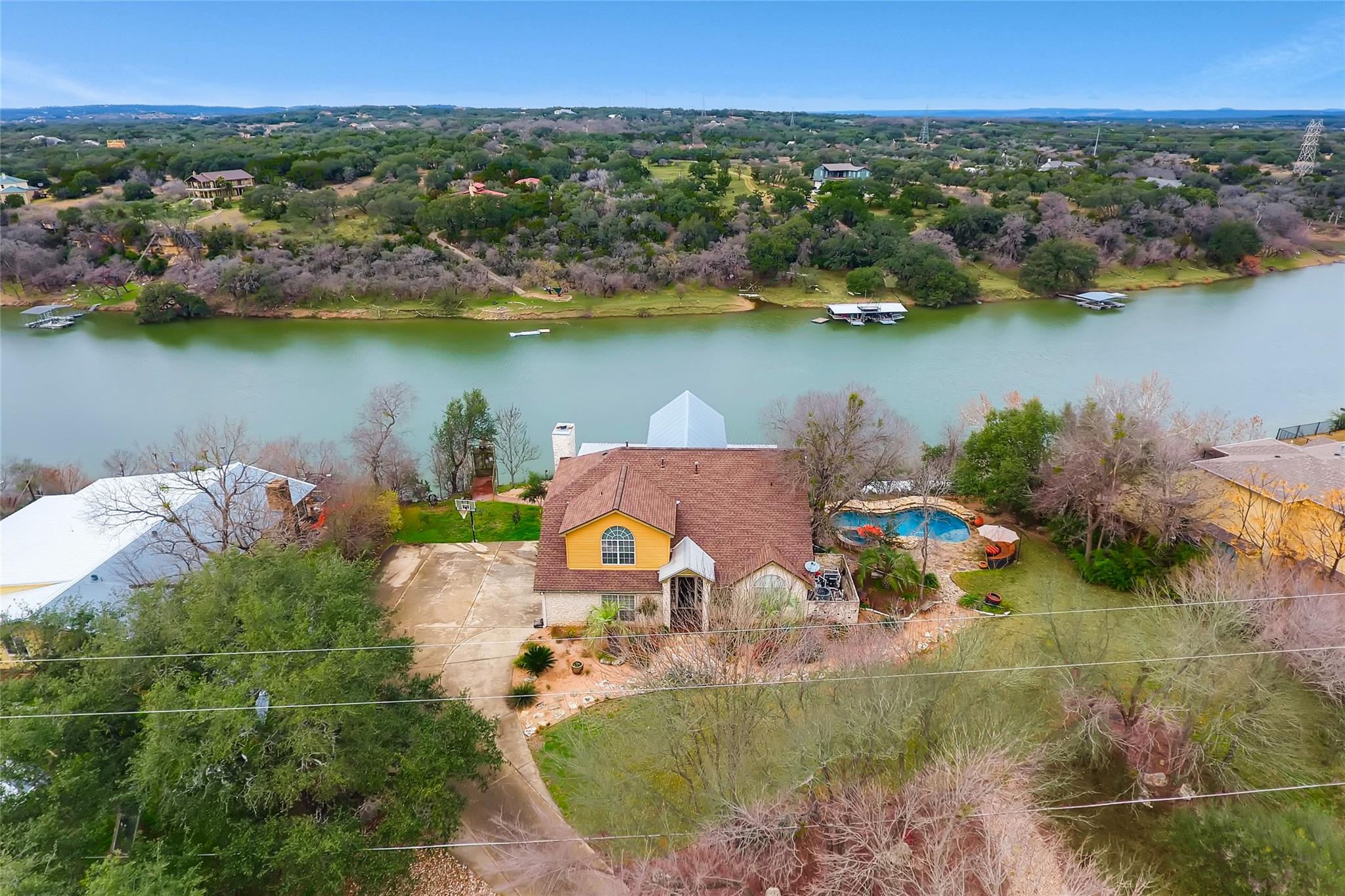 Premium waterfront living awaits with an in-groun