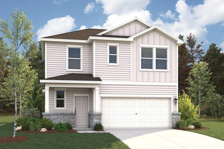 Board and batten siding pairs beautifully with st