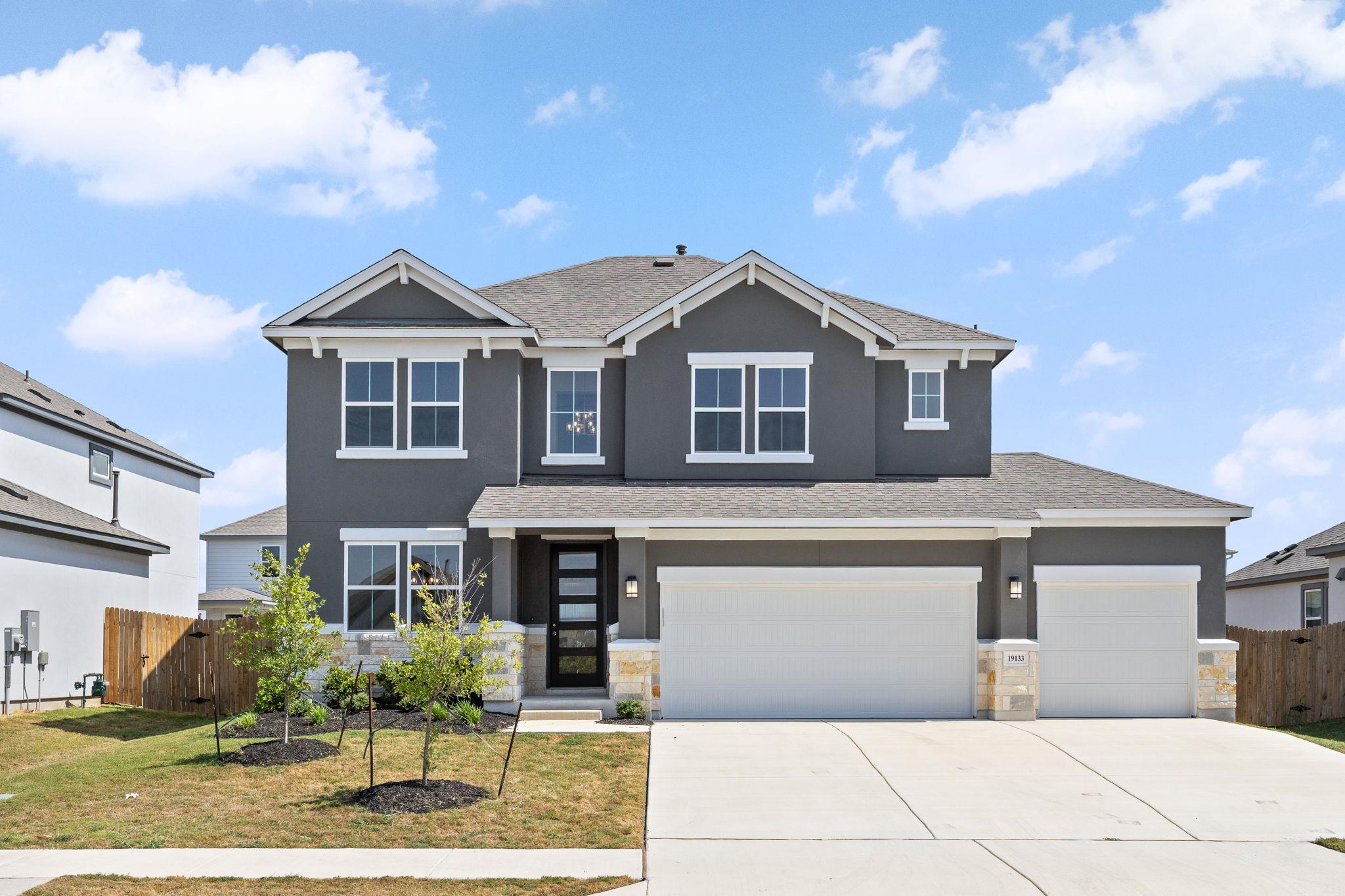 Crisp trim accents highlight the striking exterio