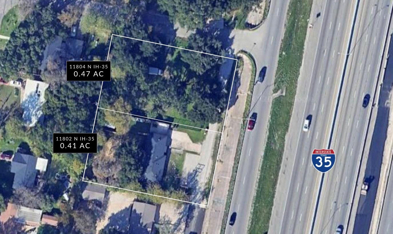 An aerial perspective maps out the spacious prope
