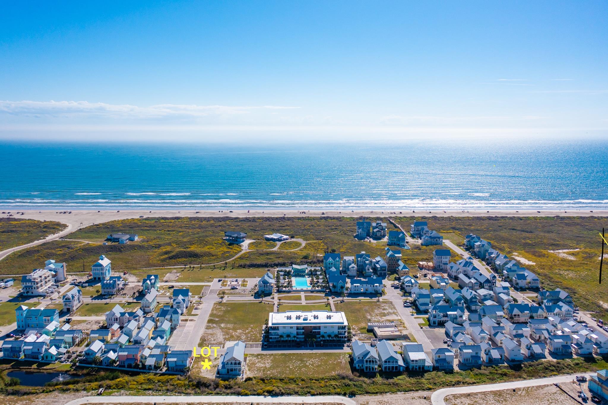 Unobstructed ocean views define this coastal buil