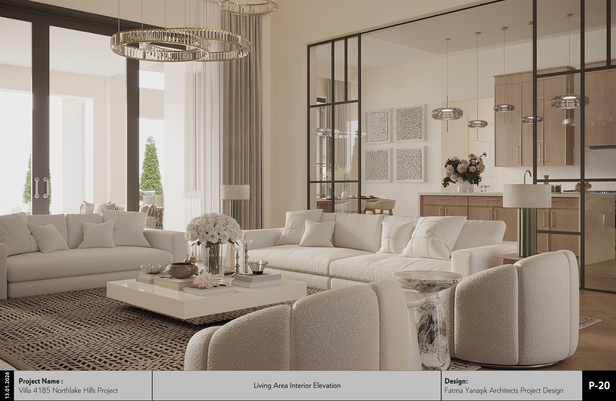 View of living area
