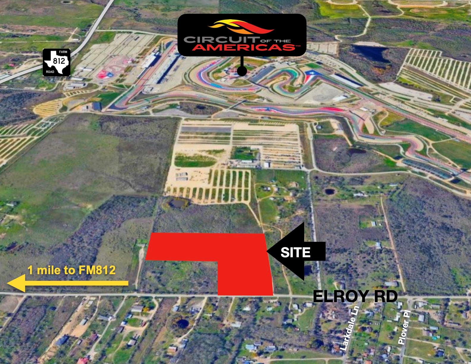 An aerial perspective showcases the development s