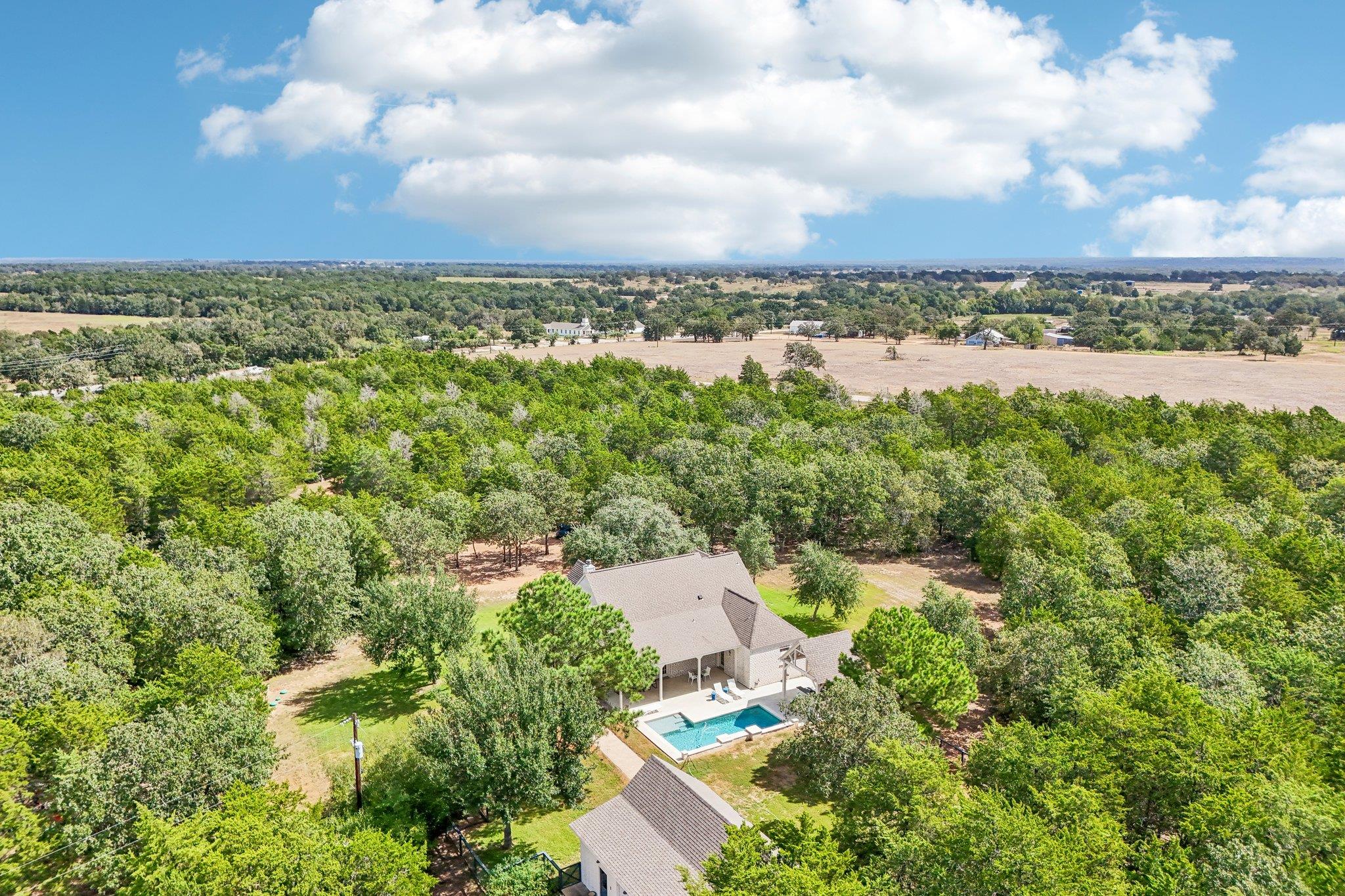 Lush woodlands encircle a private country estate 