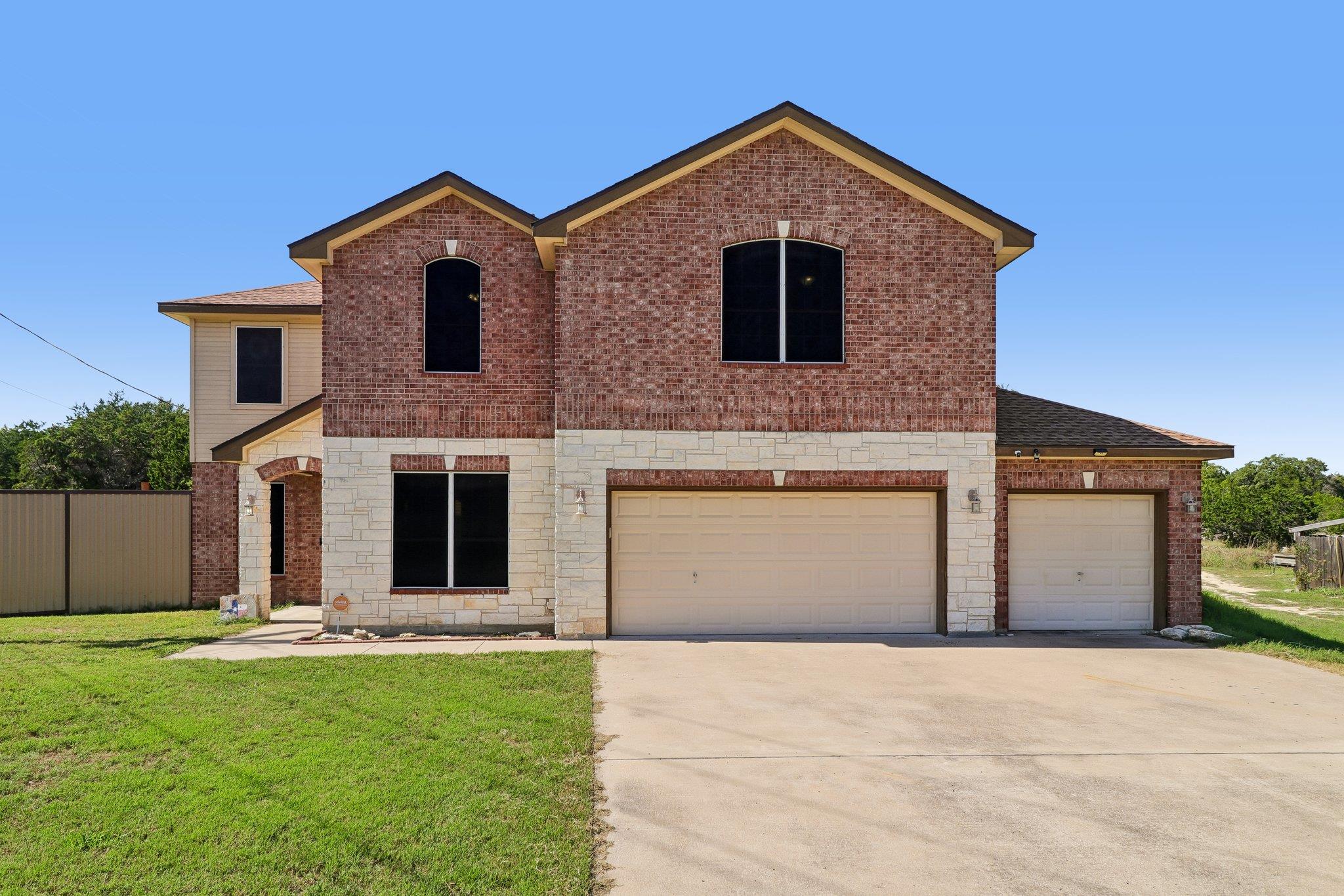 A classic brick and stone facade defines this sta