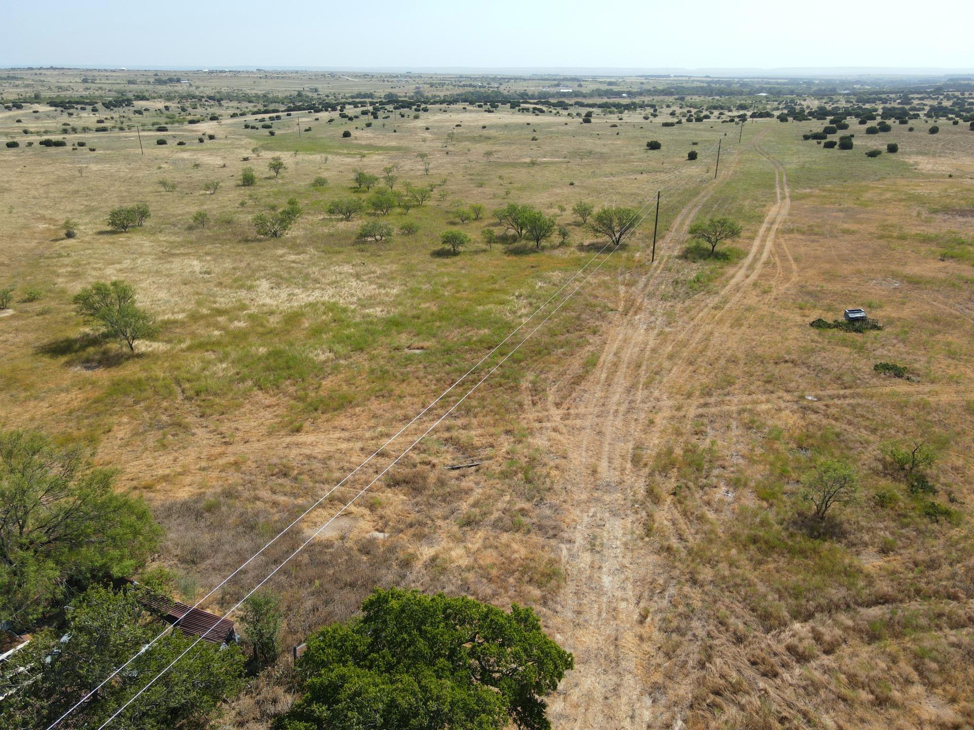 An aerial perspective showcases the rolling topog