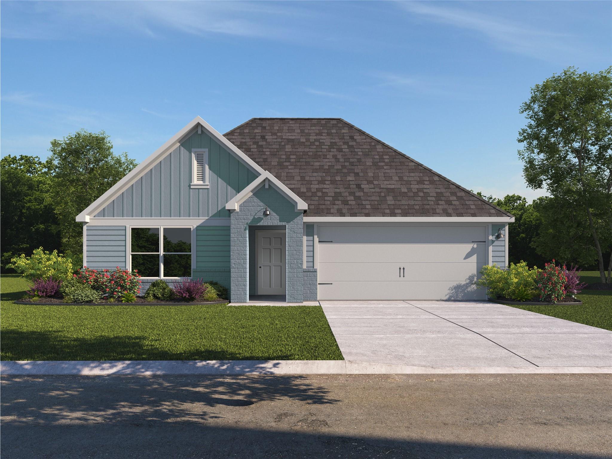 Clean architectural lines and manicured landscapi