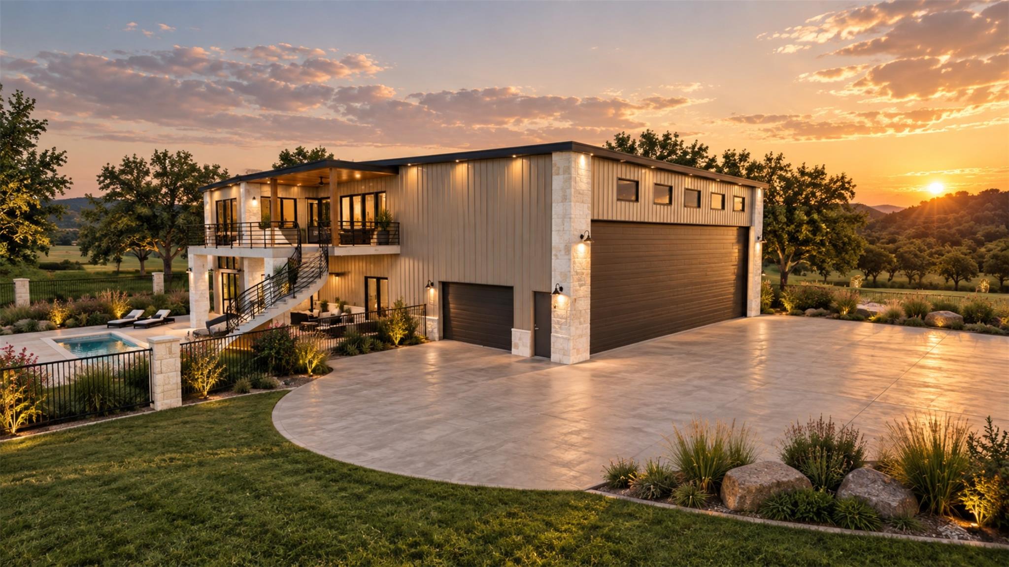 Striking contemporary architecture integrates exp