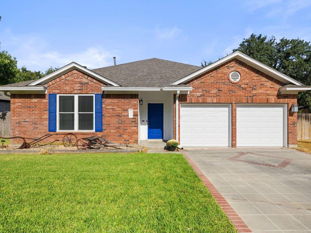 Classic brick architecture defines this charming 