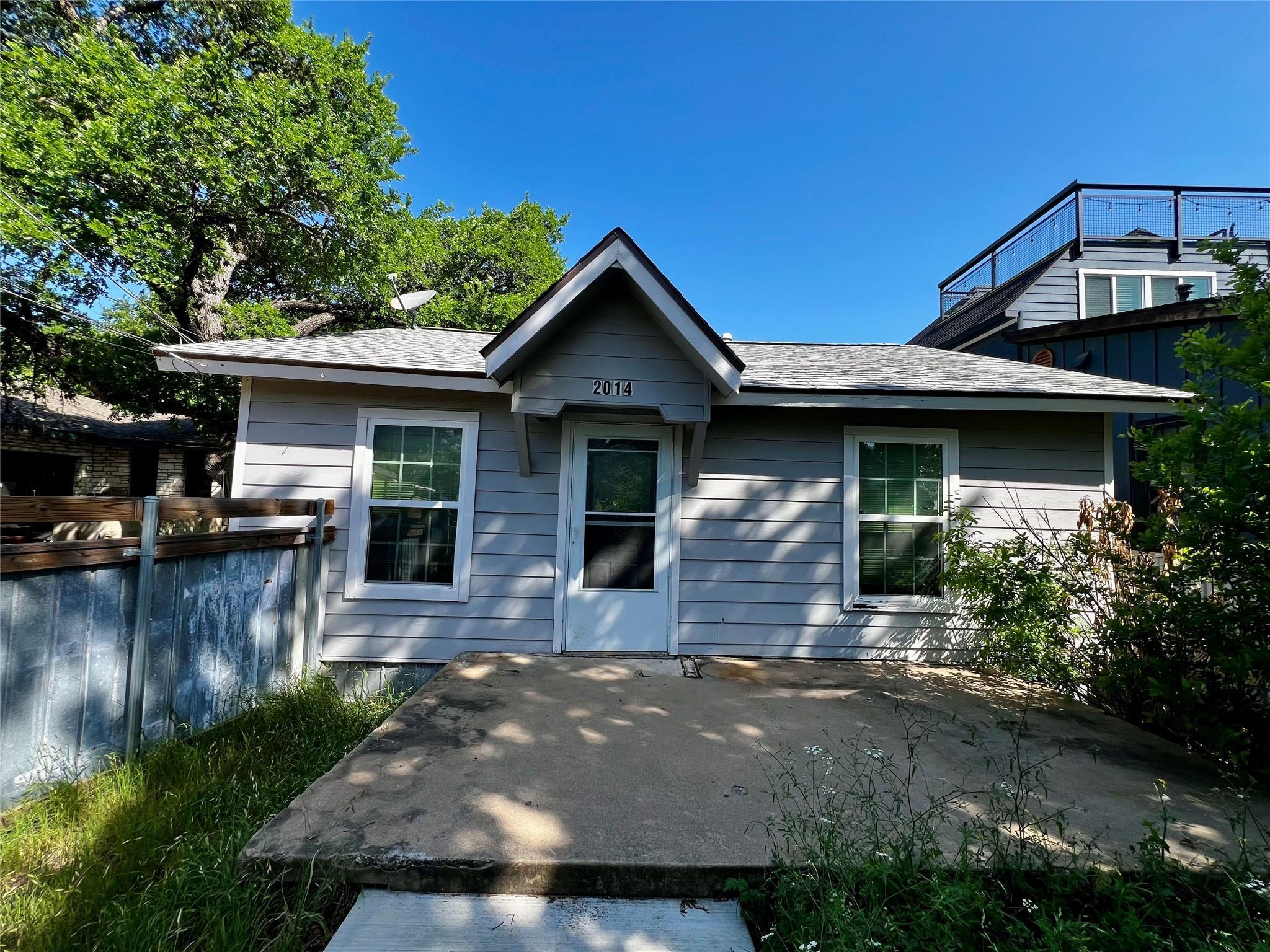 A classic front gabled entryway highlights this s