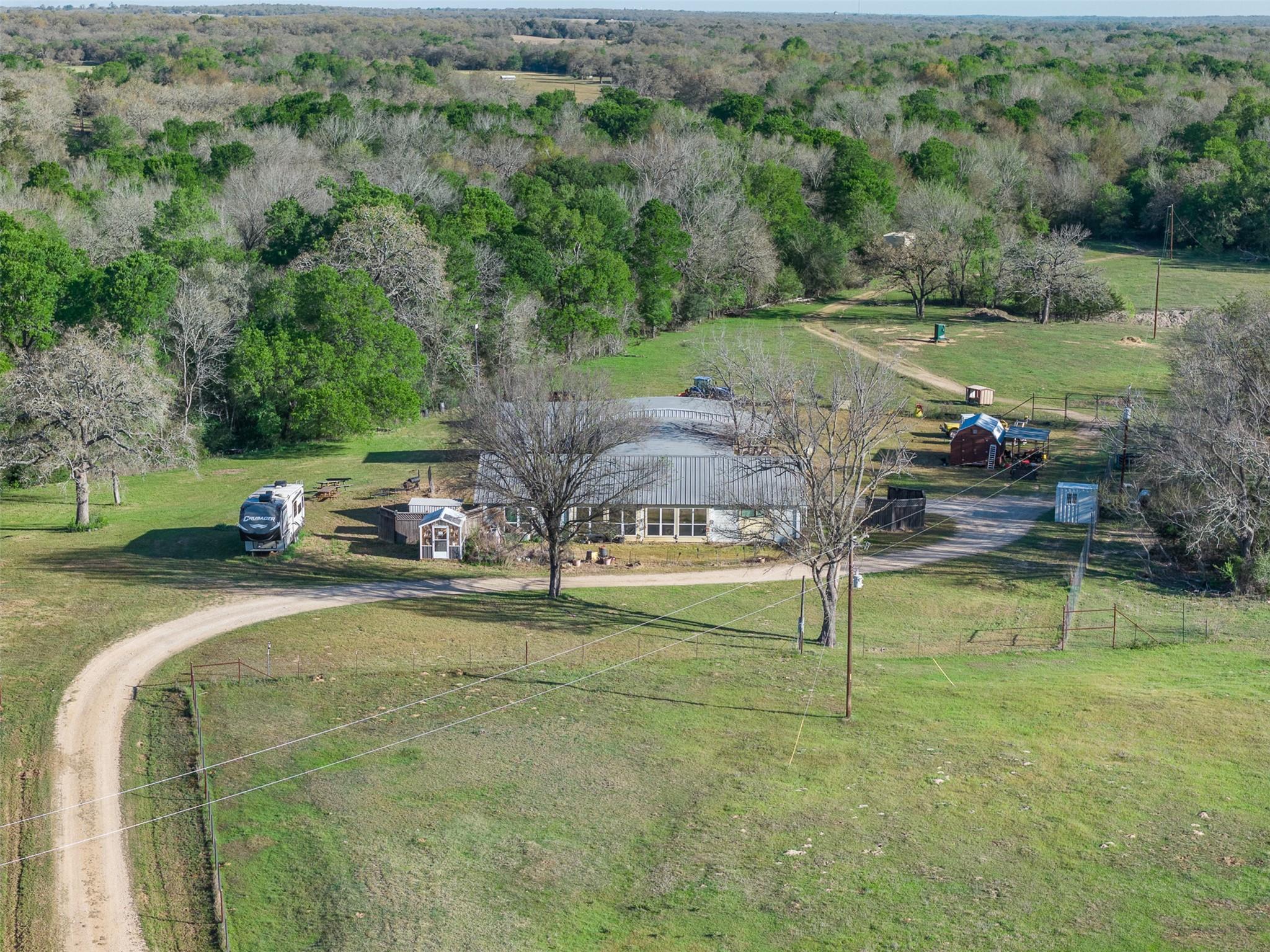 Expansive rural property featuring a main residen