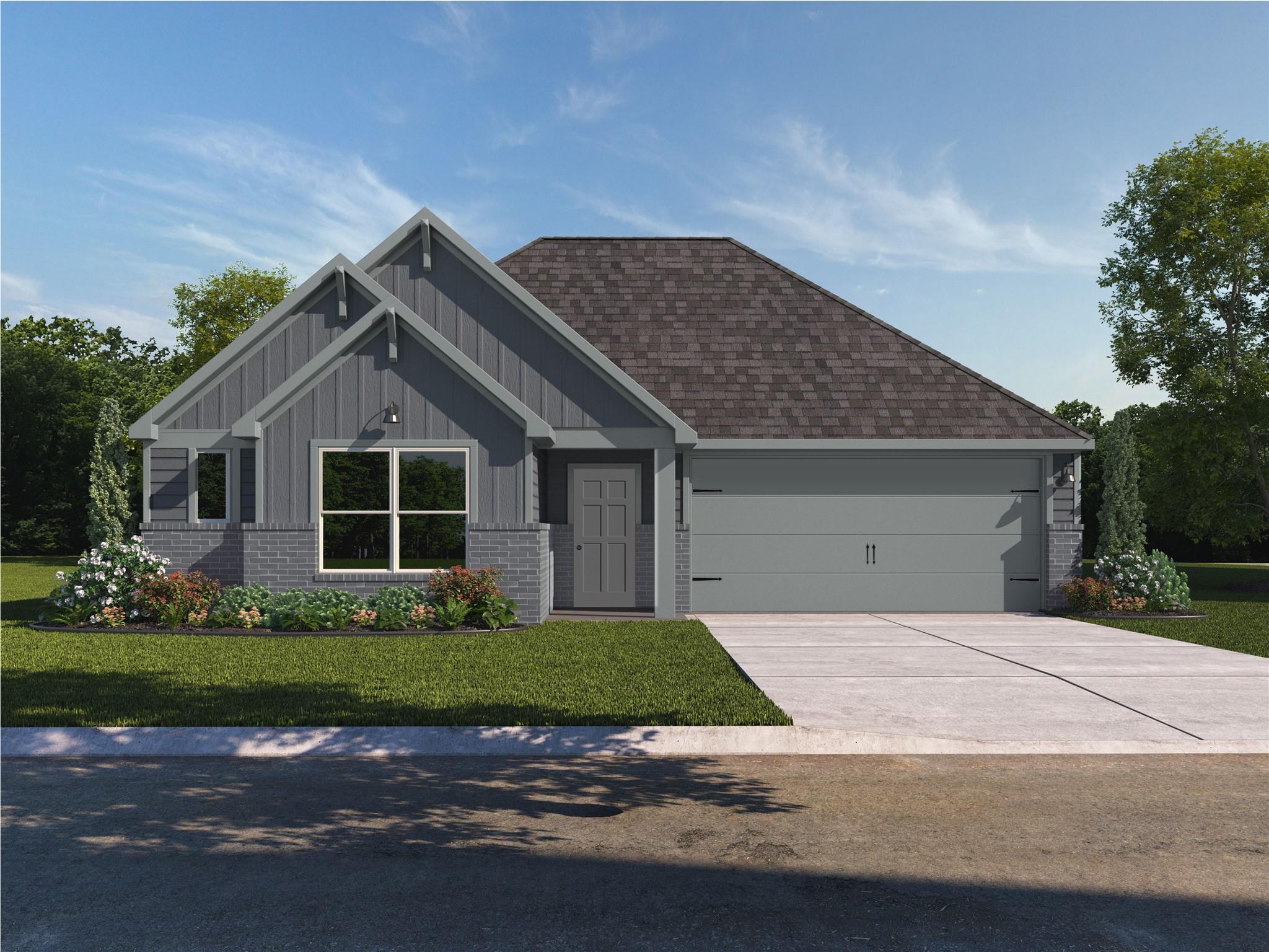 Board and batten siding pairs beautifully with br