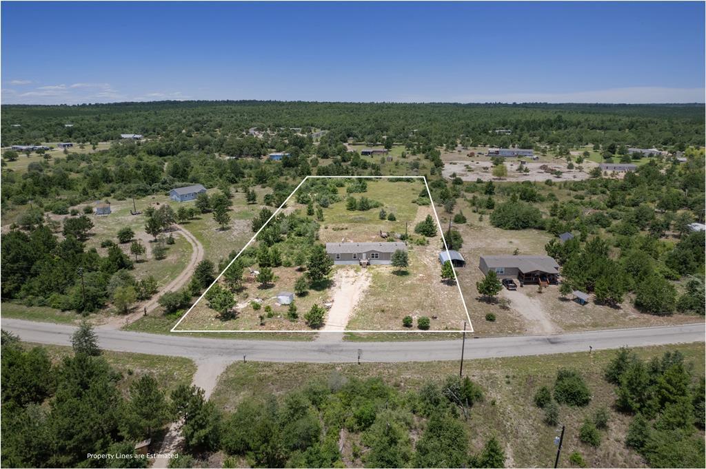 A spacious rural lot bordered by mature trees fea