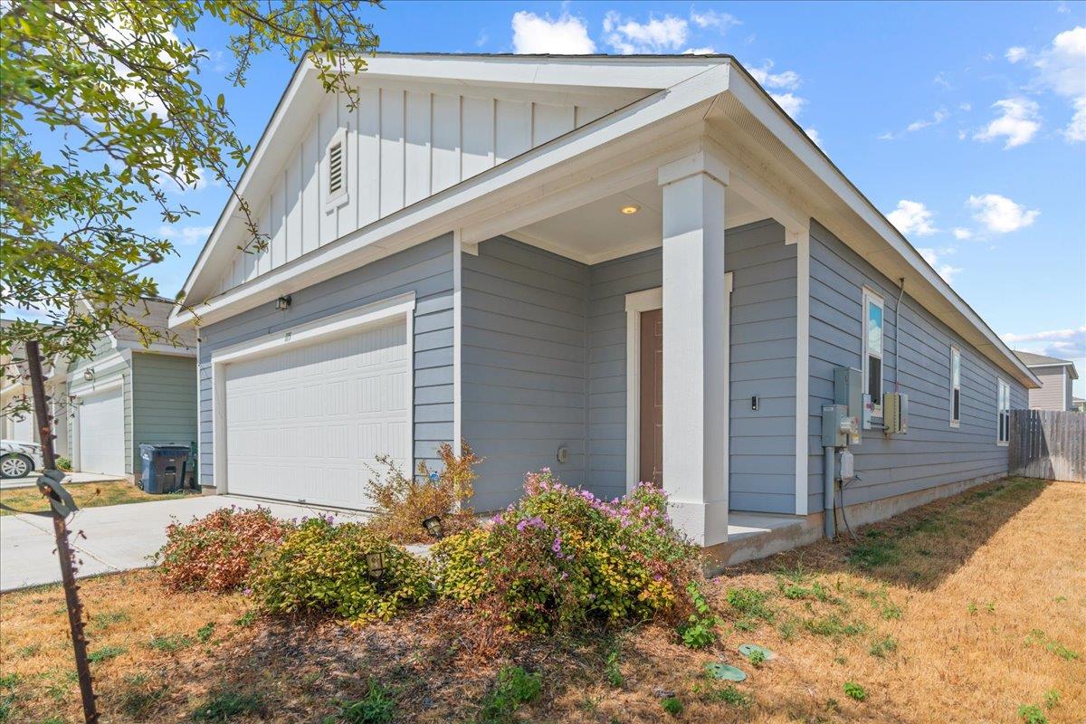 Clean lines and classic siding define this modern
