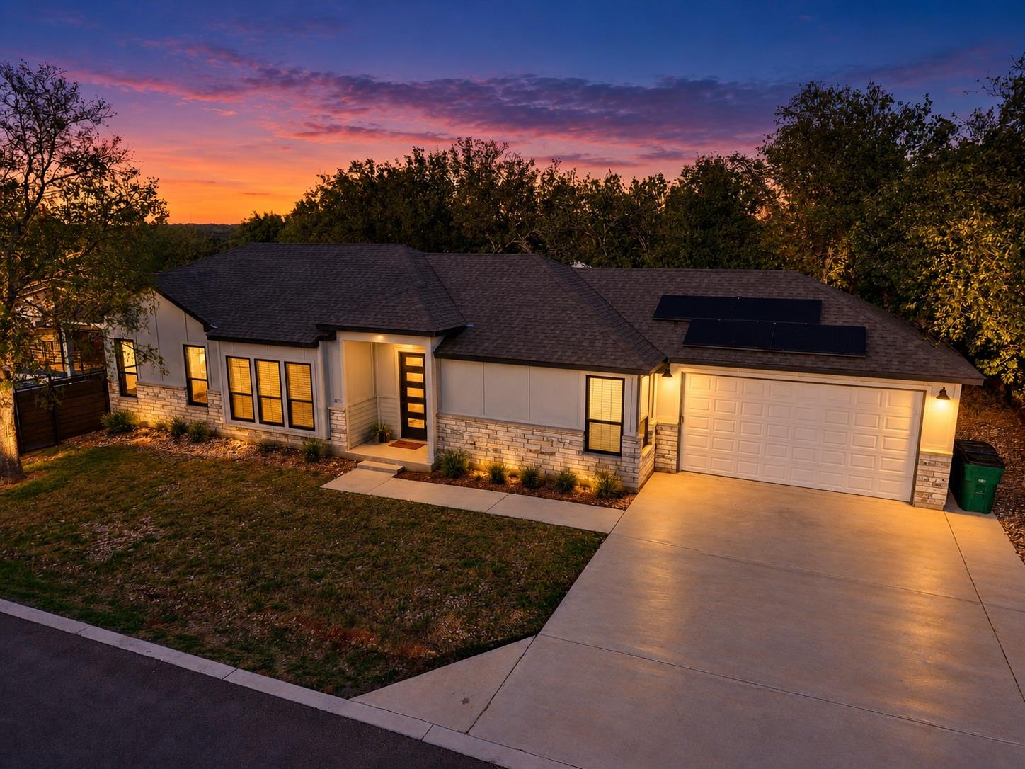 Sleek architectural design defines this contempor
