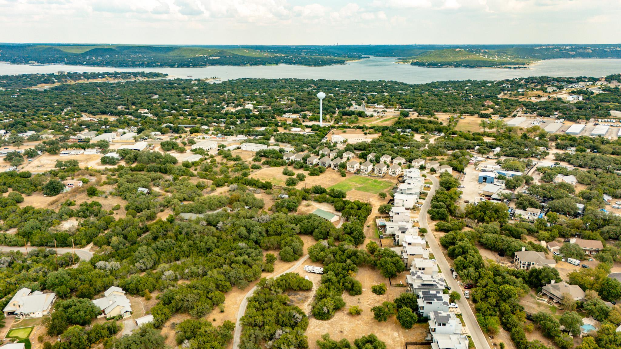 A elevated panorama captures the surrounding land