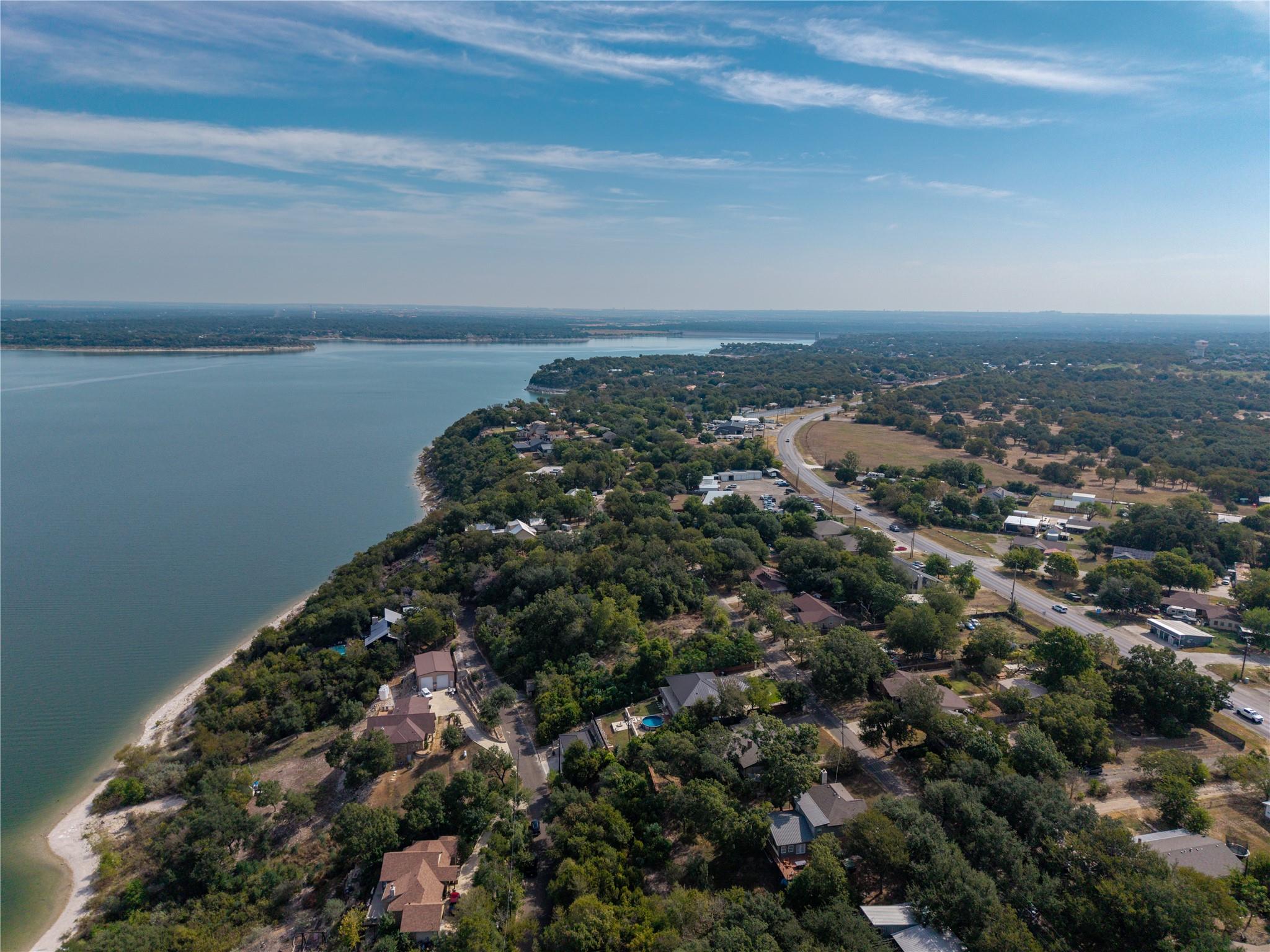 Sweeping aerial vistas showcase the beautiful sho