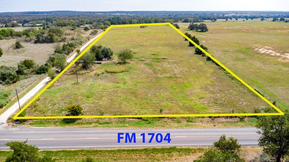 Expansive green acreage outlined in yellow offers