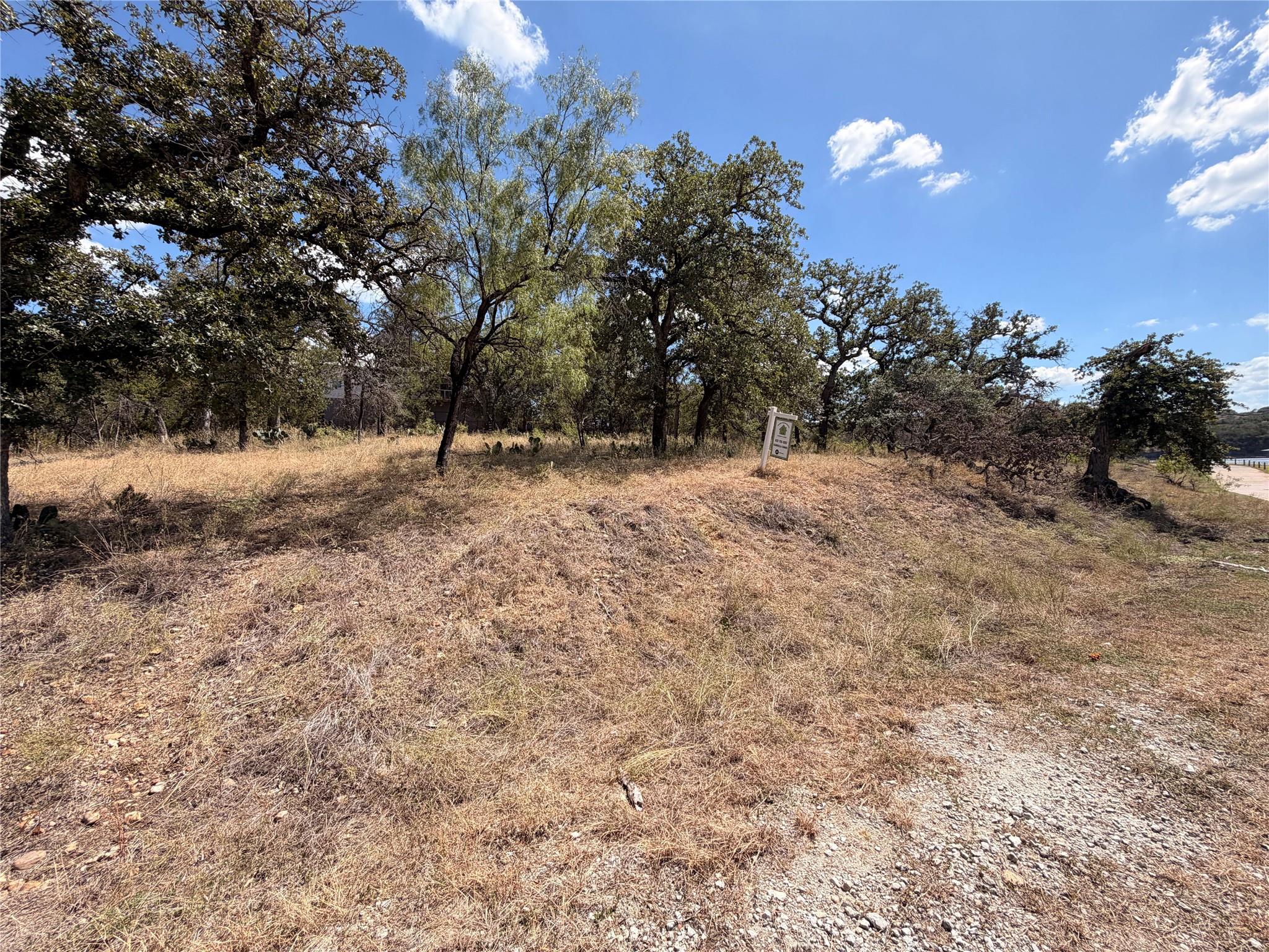 Mature trees dot this elevated natural parcel und