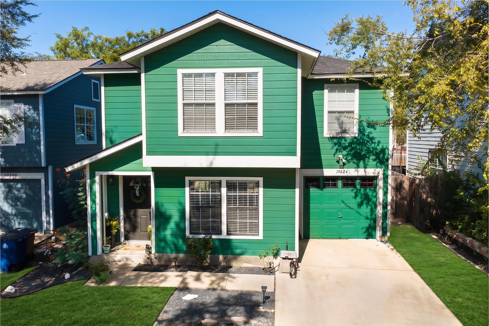 Clean architectural lines define this multi-level