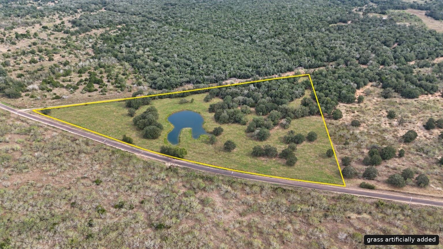 An aerial perspective showcases the expansive par