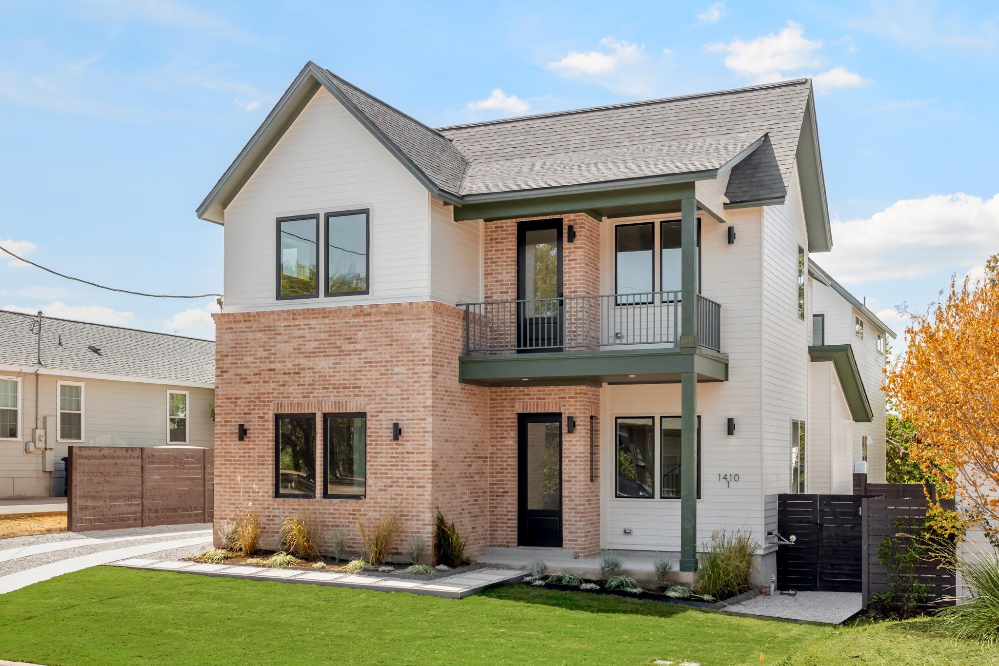 Clean modern architectural lines pair beautifully