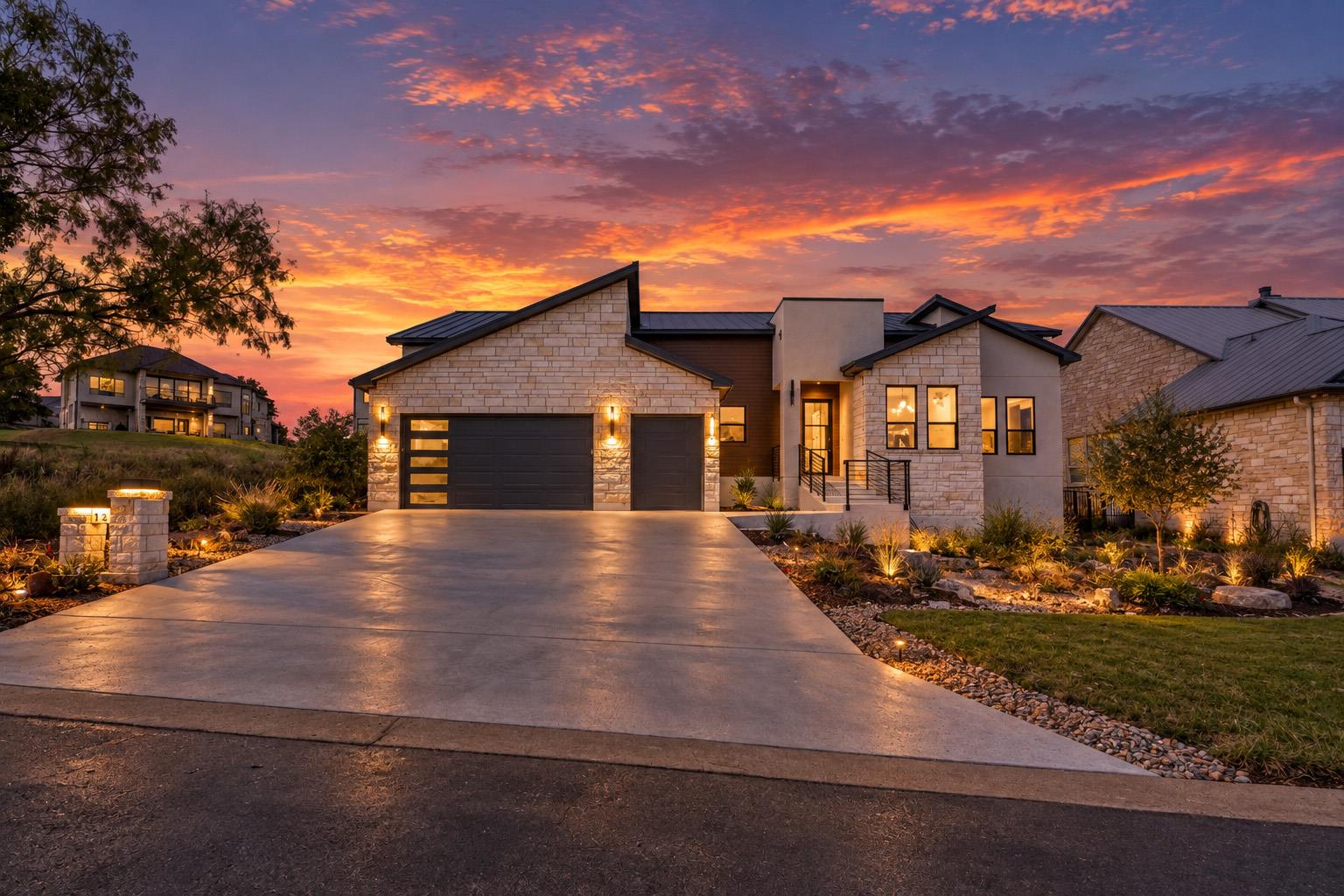 Striking contemporary architecture pairs stone ac