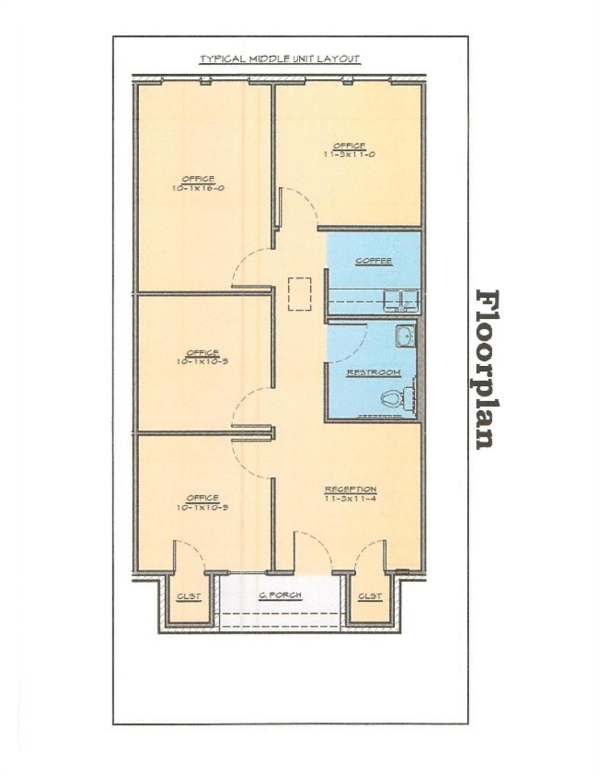 An organized architectural floor plan details the