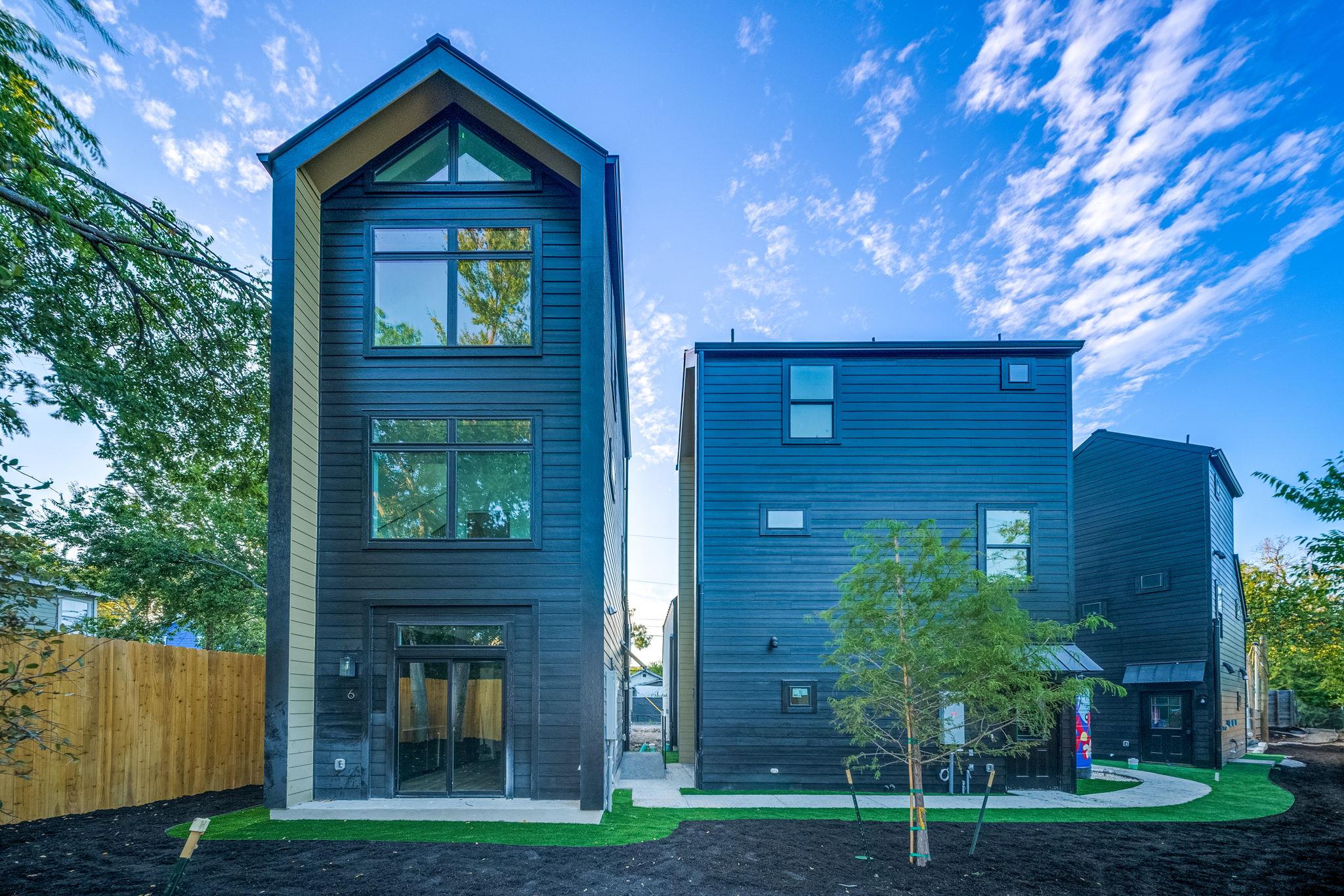 Striking contemporary architecture defines this m