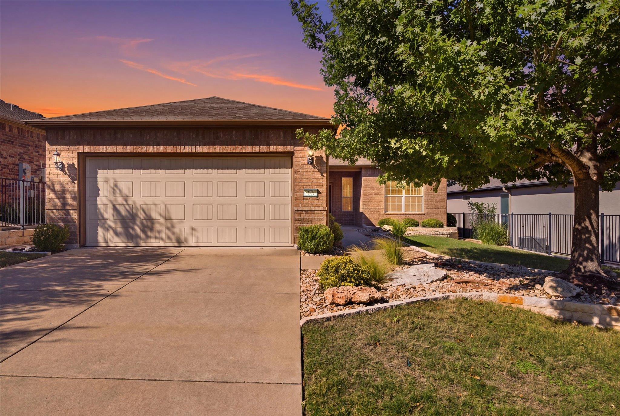 Classic brick exterior highlights this single-sto
