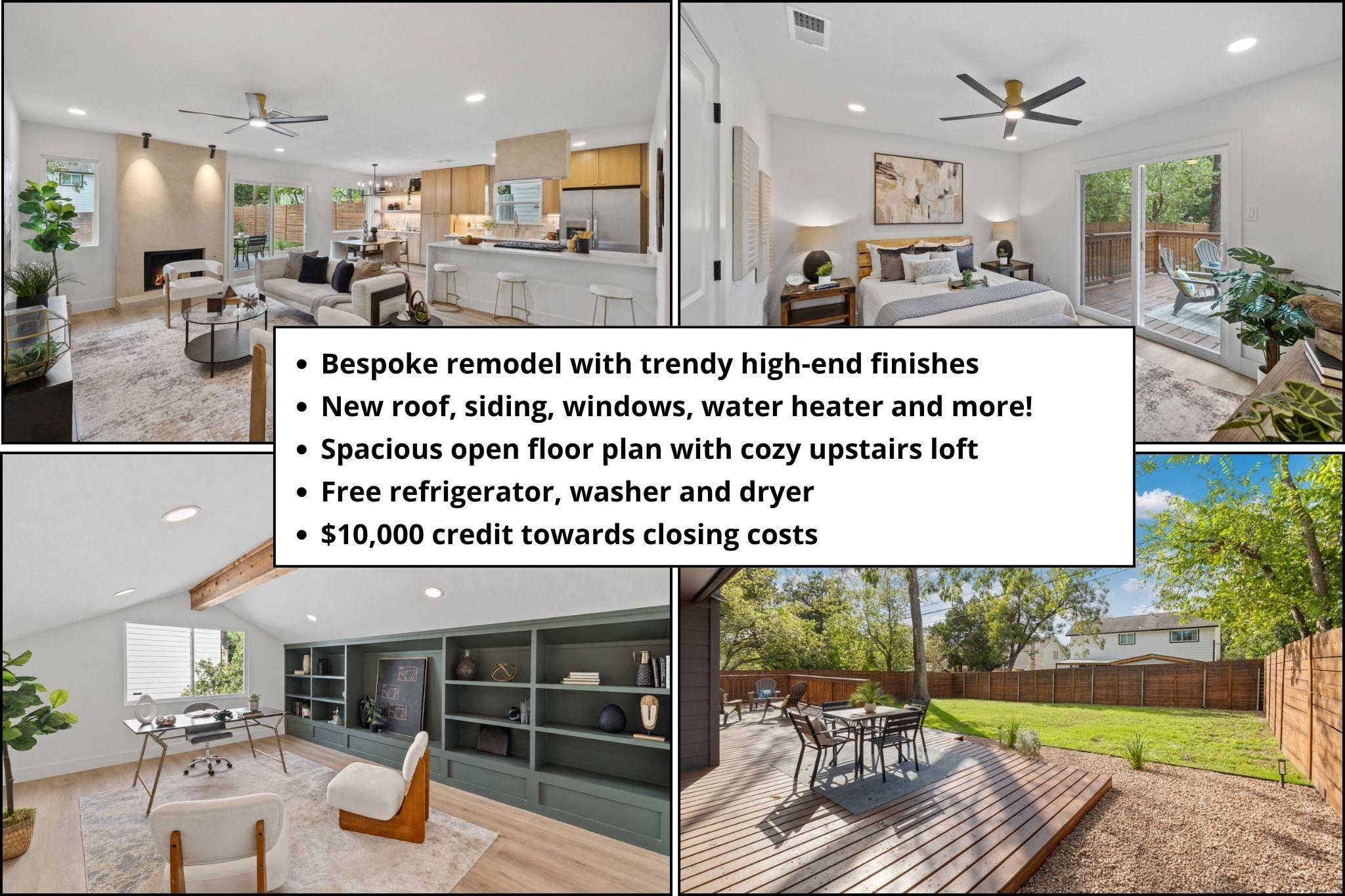 An inviting open-concept floor plan seamlessly co