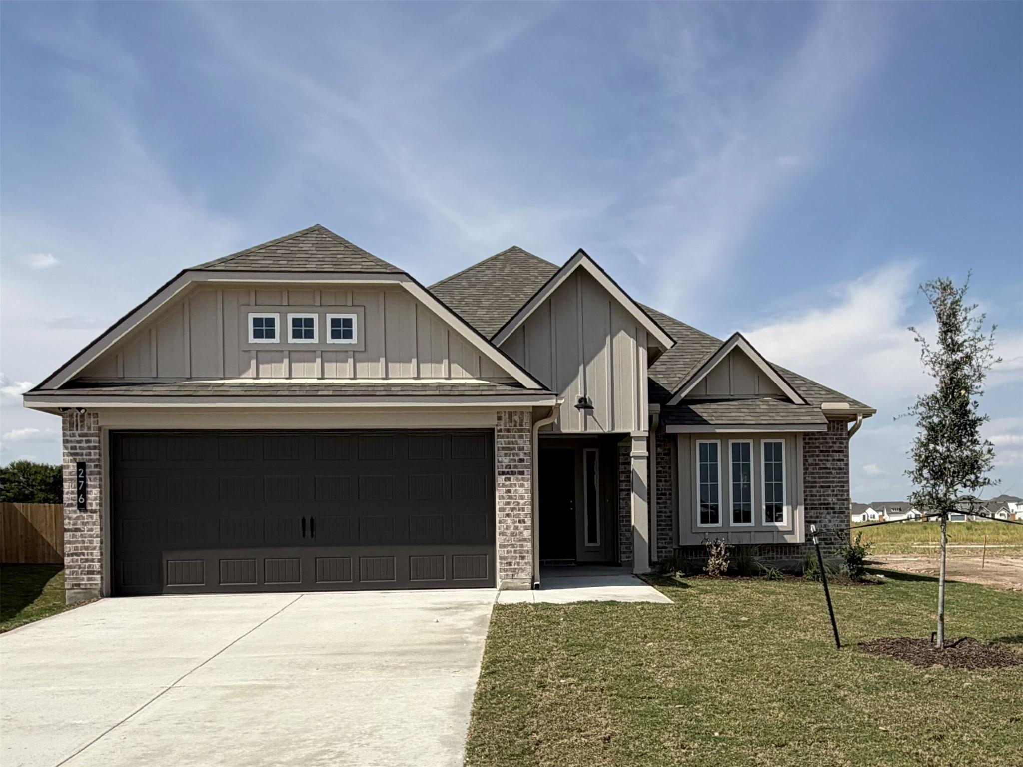 Clean architectural lines and brick detailing def