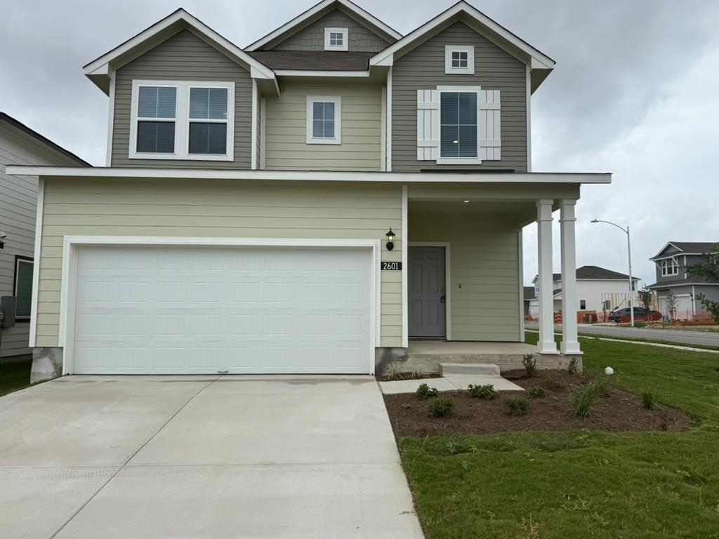 Classic horizontal siding and shuttered windows d