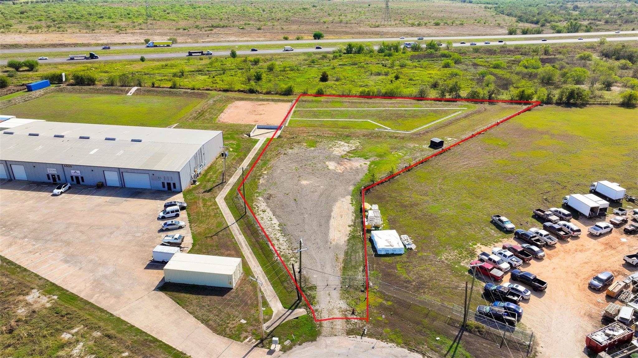 A spacious commercial development parcel with hig
