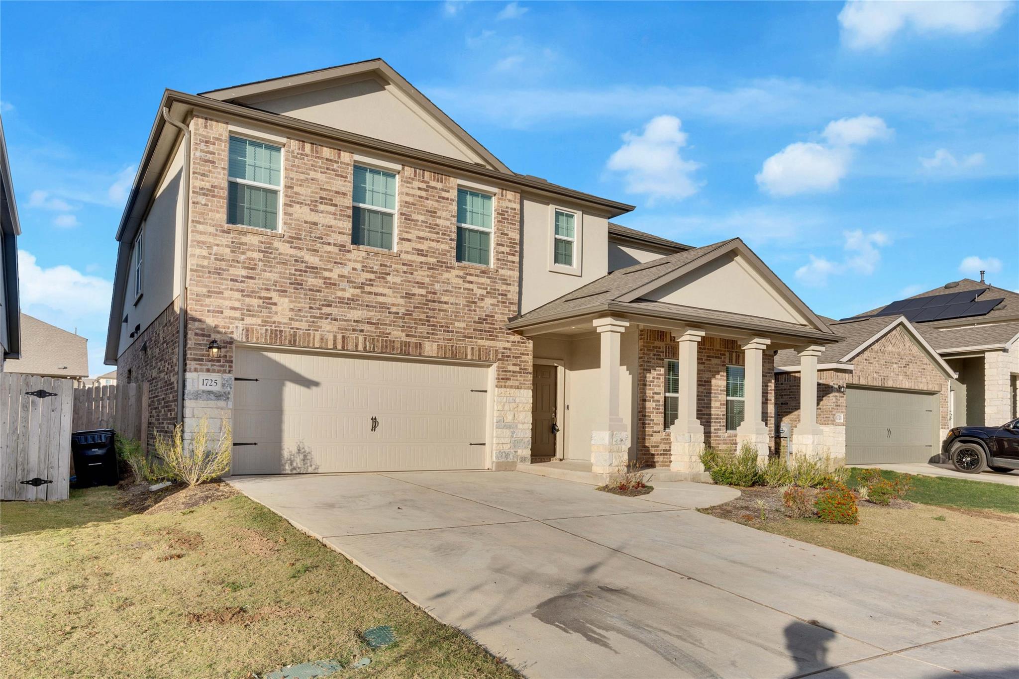 An attractive brick elevation paired with a class