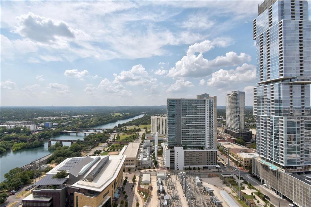 An impressive high-rise vantage point overlooks t