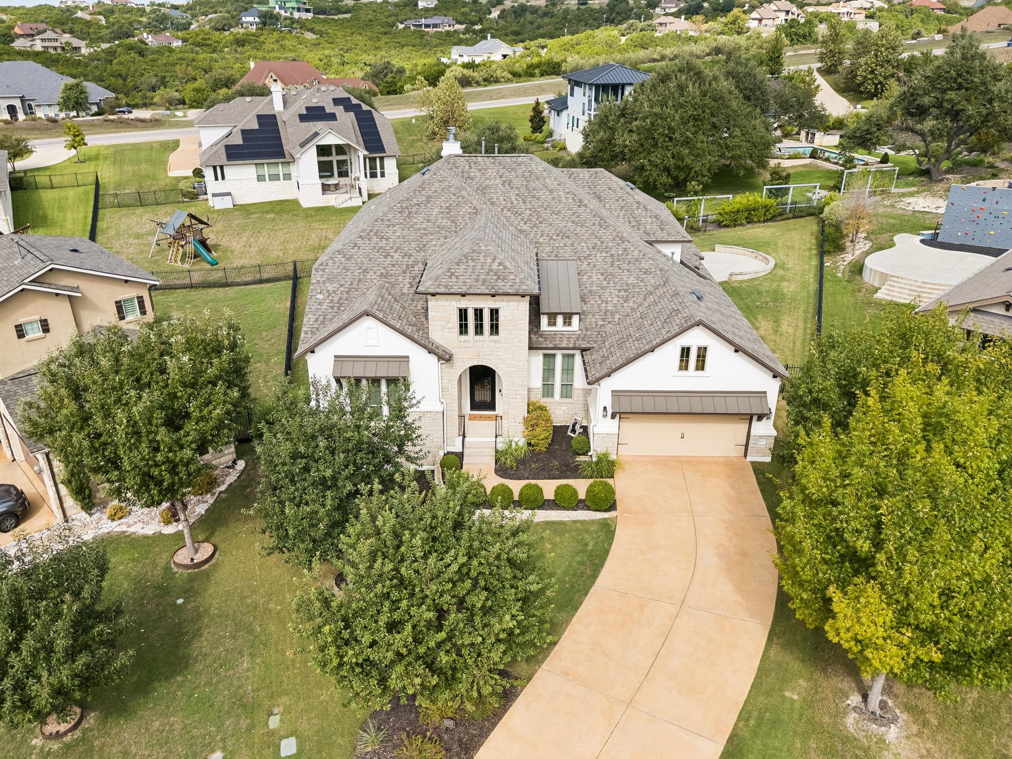 An elevated perspective showcases the striking mu