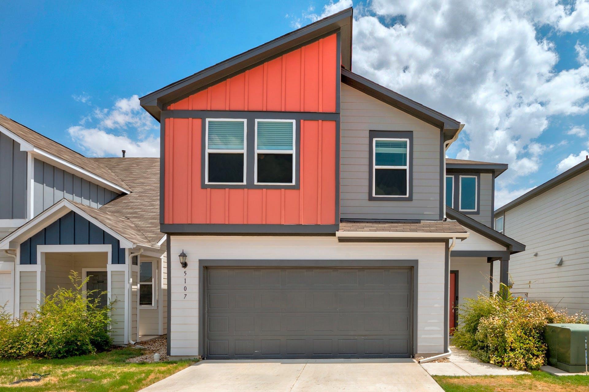 Bold contemporary architecture defines the exteri