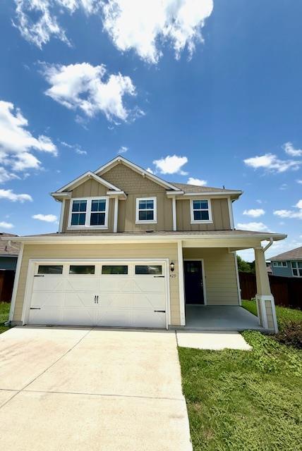 Classic exterior siding and a covered front porch