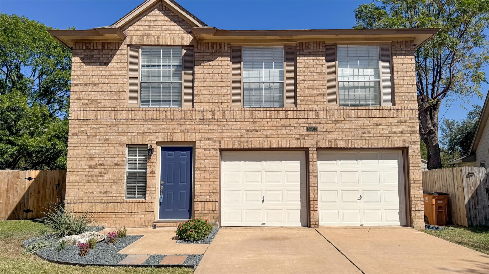 Classic brick exterior highlights this traditiona