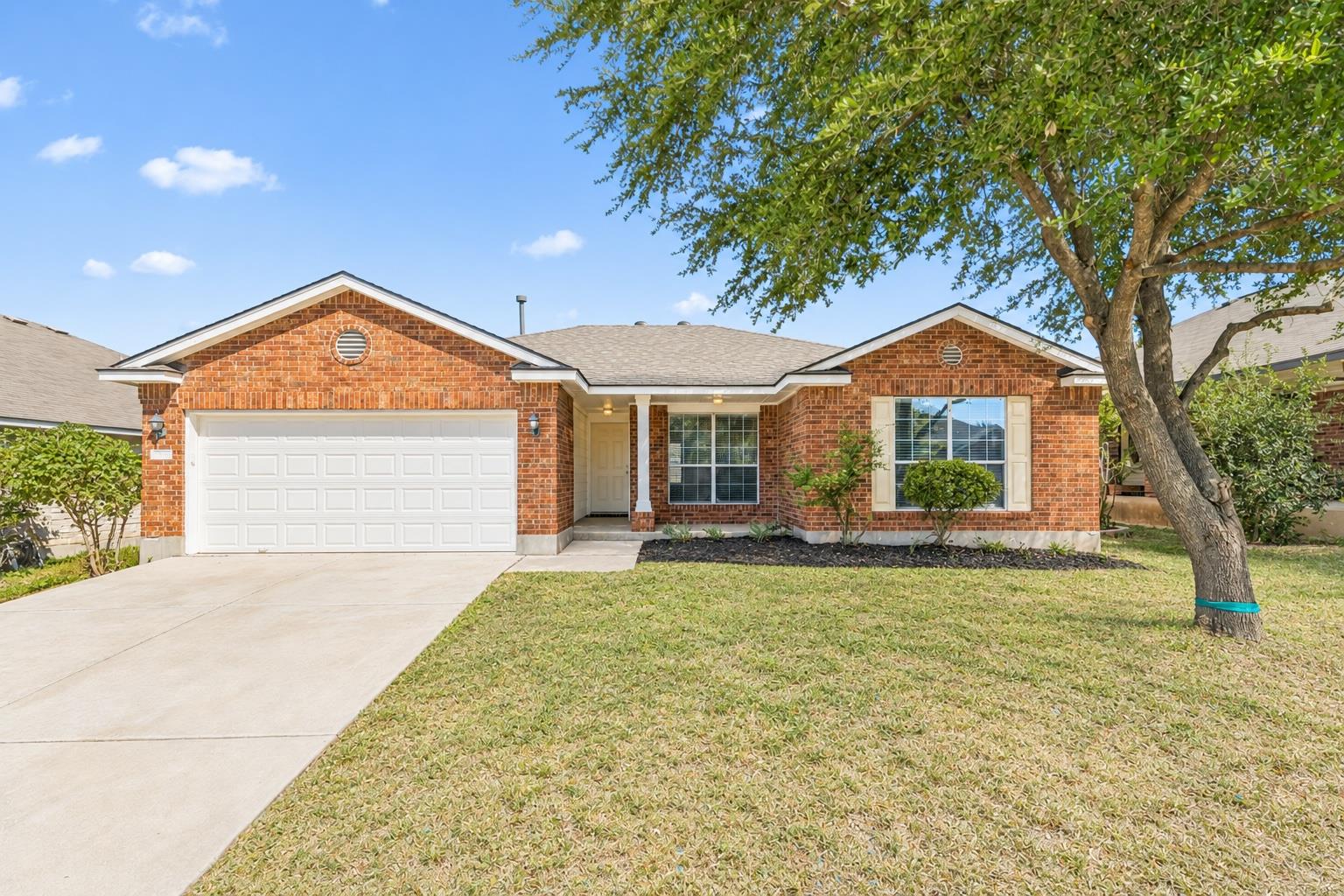 Classic brick exterior highlights this single-sto