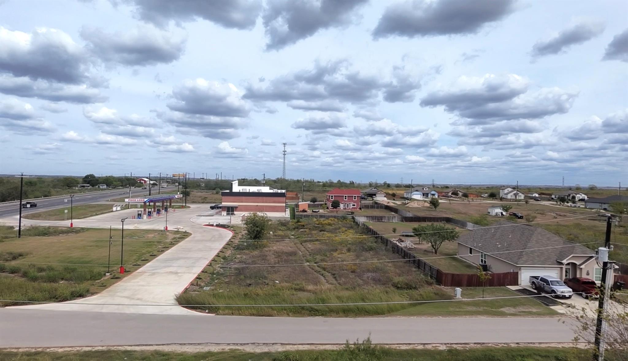 A spacious residential lot offers direct street a