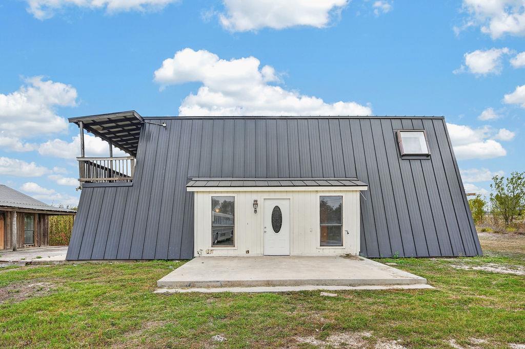 Unique architectural lines define this modern A-f